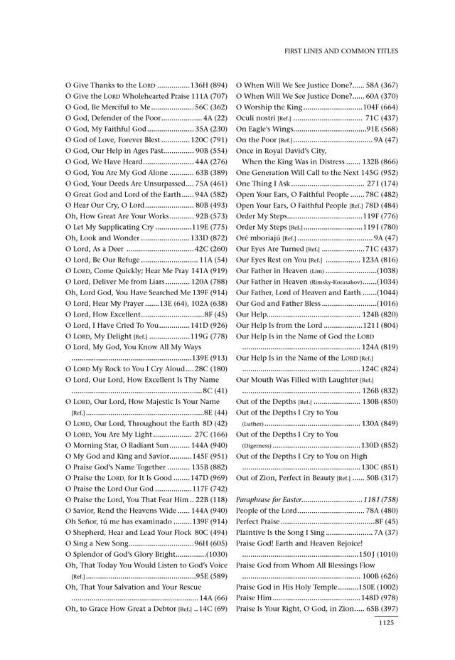 Psalms for All Seasons: a complete Psalter for worship page 1127