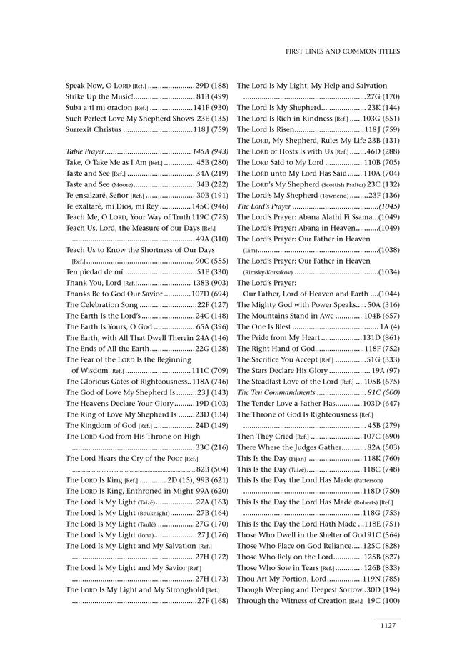 Psalms for All Seasons: a complete Psalter for worship page 1129
