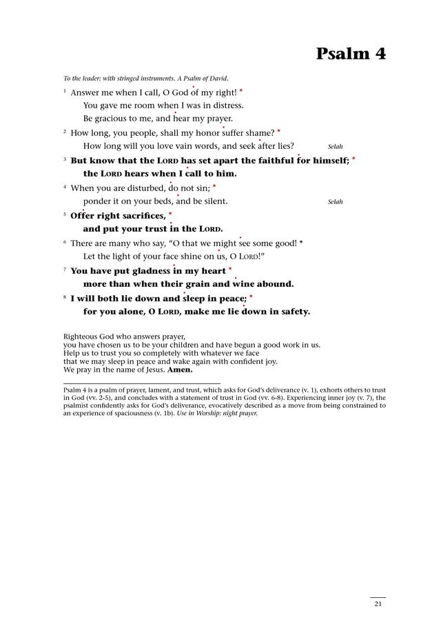Psalms for All Seasons: a complete Psalter for worship page 21