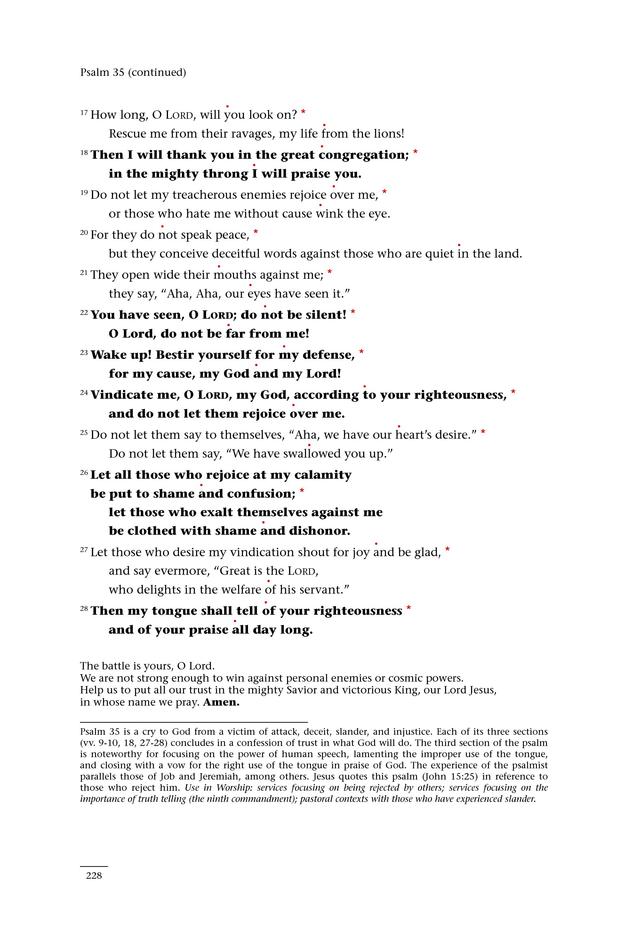 Psalms for All Seasons: a complete Psalter for worship page 228