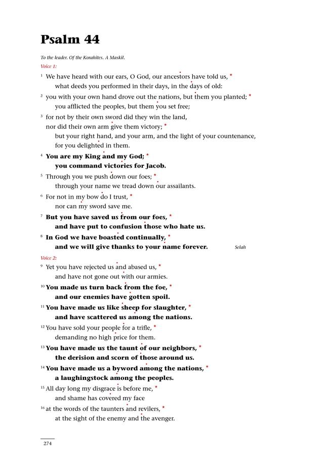Psalms for All Seasons: a complete Psalter for worship page 274