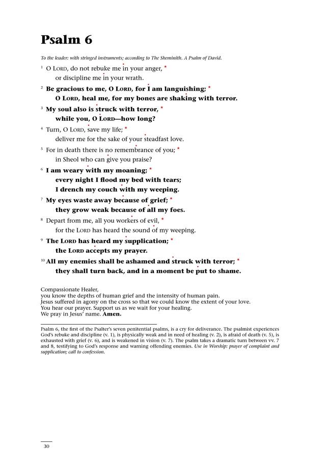 Psalms for All Seasons: a complete Psalter for worship page 30