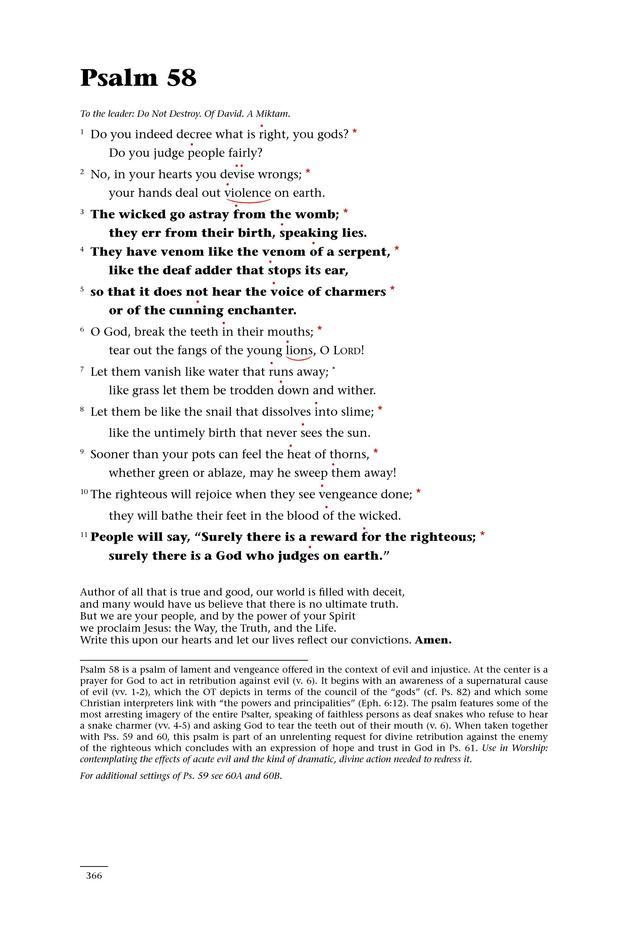 Psalms for All Seasons: a complete Psalter for worship page 366