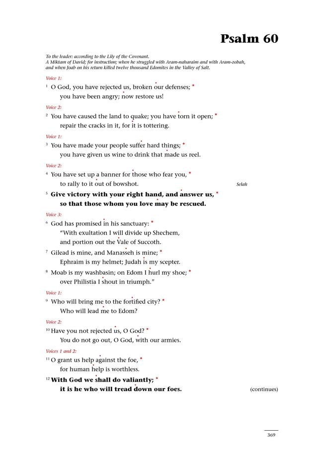 Psalms for All Seasons: a complete Psalter for worship page 369