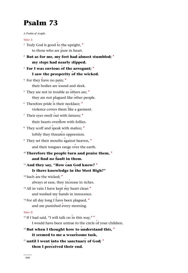 Psalms for All Seasons: a complete Psalter for worship page 447