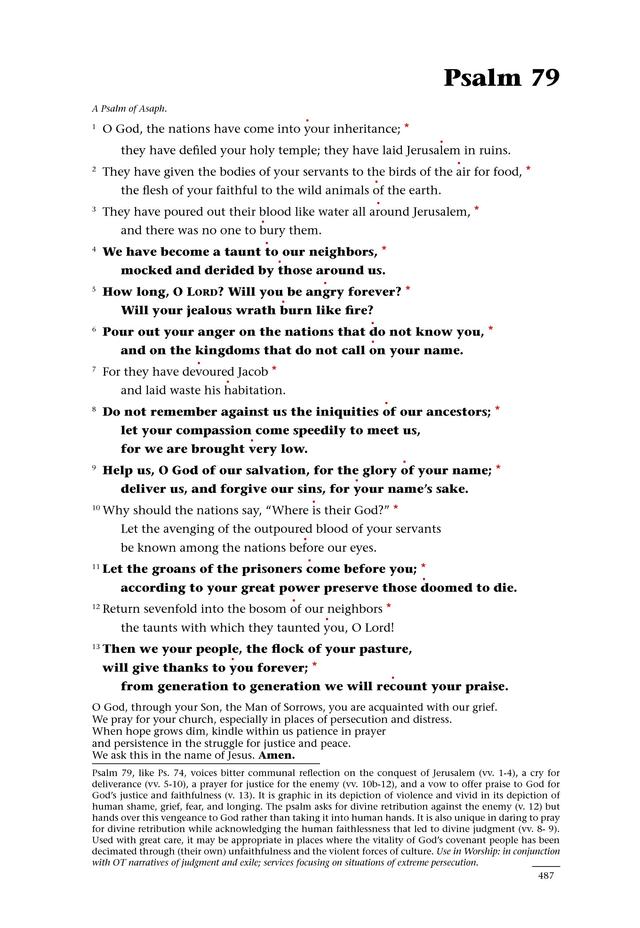 Psalms for All Seasons: a complete Psalter for worship page 488