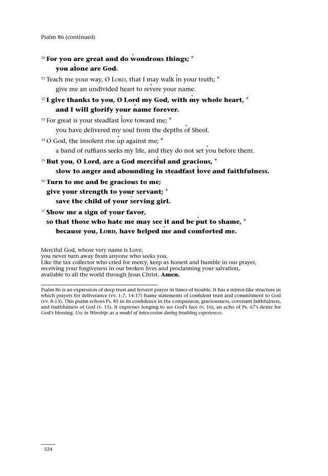 Psalms for All Seasons: a complete Psalter for worship page 525