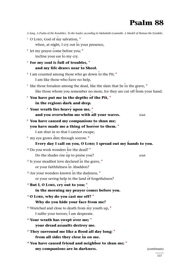 Psalms for All Seasons: a complete Psalter for worship page 538
