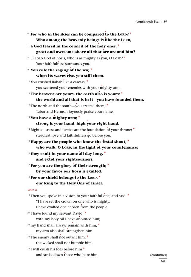Psalms for All Seasons: a complete Psalter for worship page 542