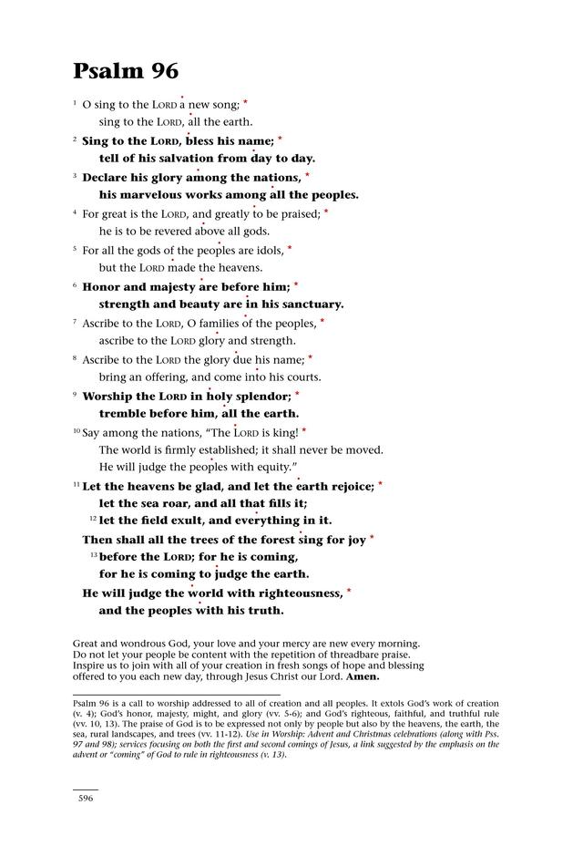 Psalms for All Seasons: a complete Psalter for worship page 598