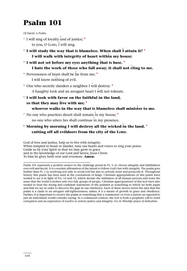 Psalms for All Seasons: a complete Psalter for worship page 636