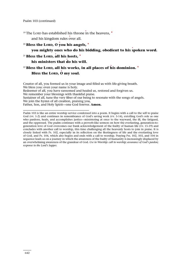 Psalms for All Seasons: a complete Psalter for worship page 644