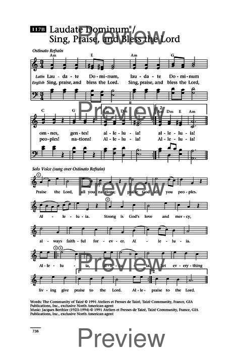 Psalms for All Seasons: a complete Psalter for worship page 740