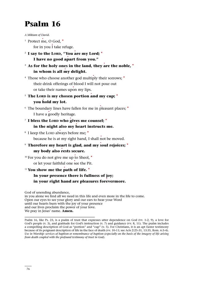 Psalms for All Seasons: a complete Psalter for worship page 76
