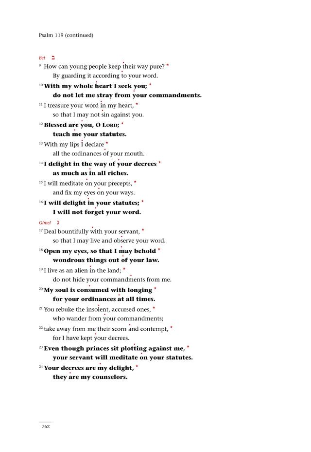 Psalms for All Seasons: a complete Psalter for worship page 764