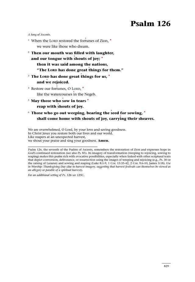 Psalms for All Seasons: a complete Psalter for worship page 831