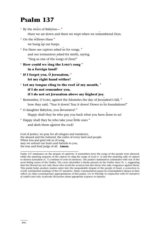 Psalms for All Seasons: a complete Psalter for worship page 898