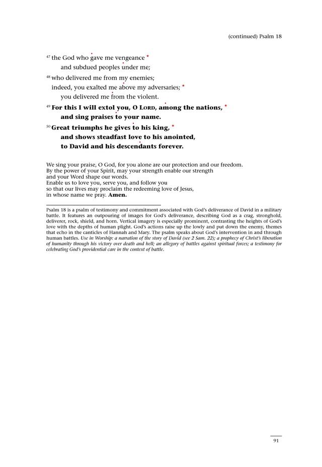 Psalms for All Seasons: a complete Psalter for worship page 91