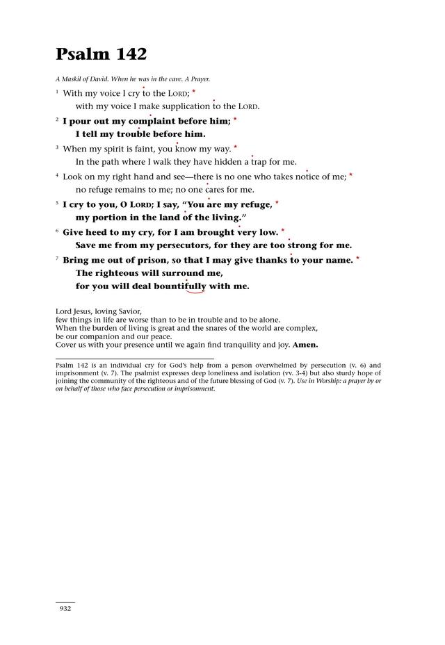 Psalms for All Seasons: a complete Psalter for worship page 934