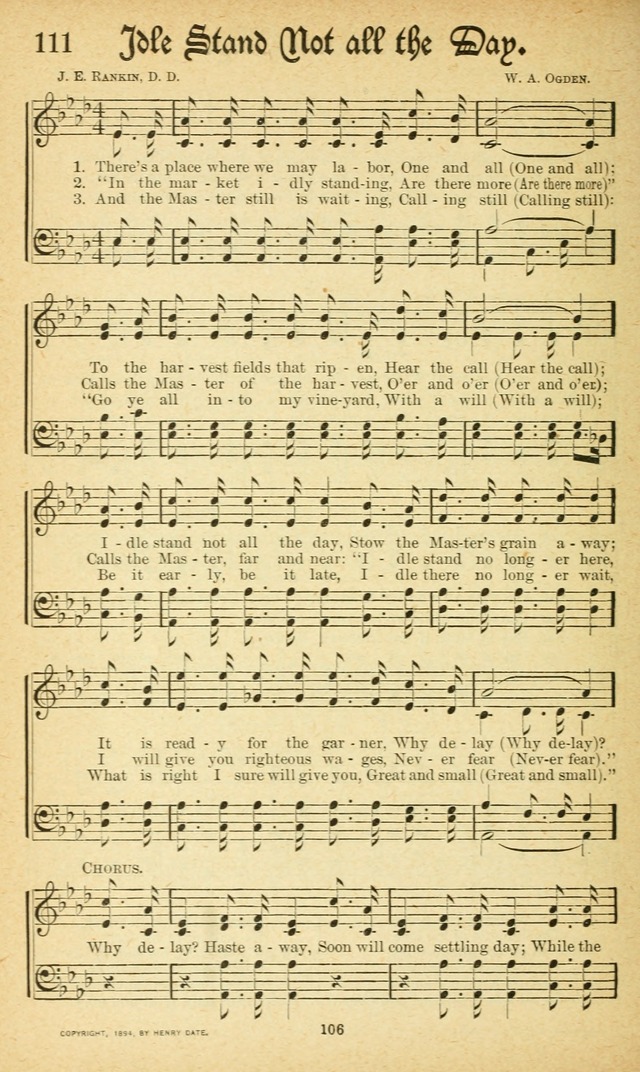 Pentecostal Hymns No. 1: a Winnowed Collection for Evangelistic Services, young people