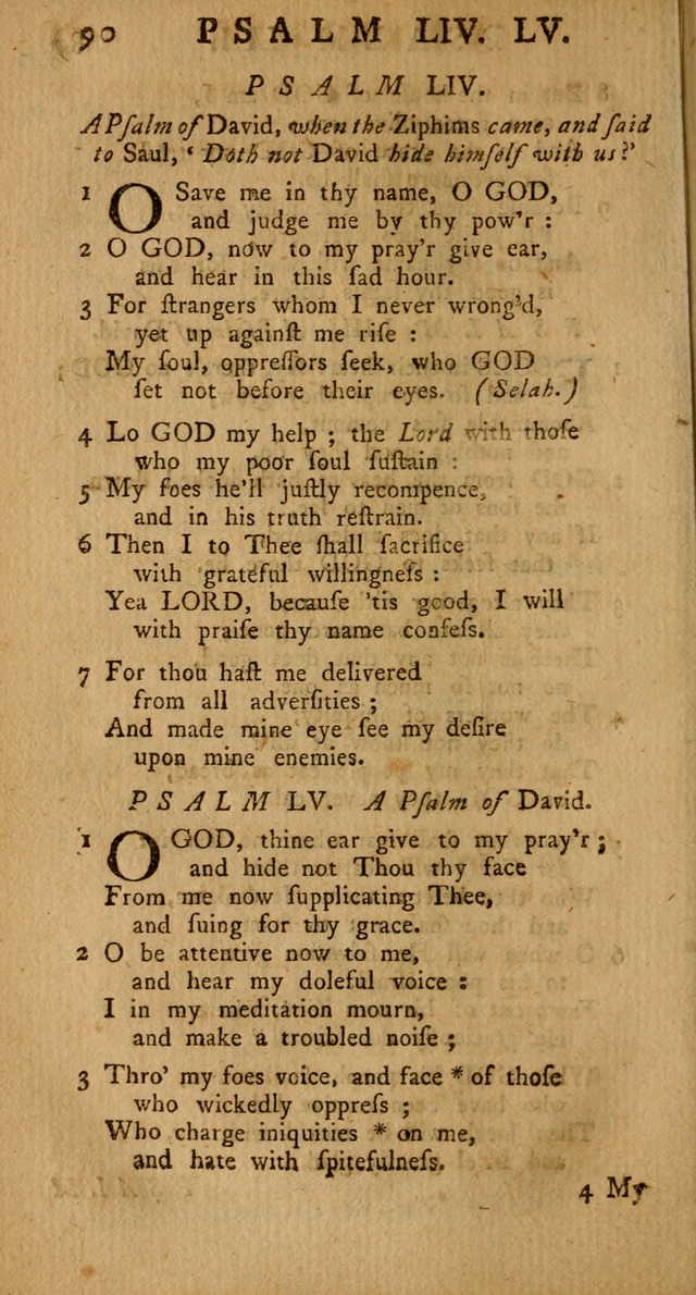 The Psalms Hymns and Spiritual Songs of the Old and New Testament, faithfully translated into English Metre: being the New-England Psalm-Book, revised and improved... (2nd ed.) page 90