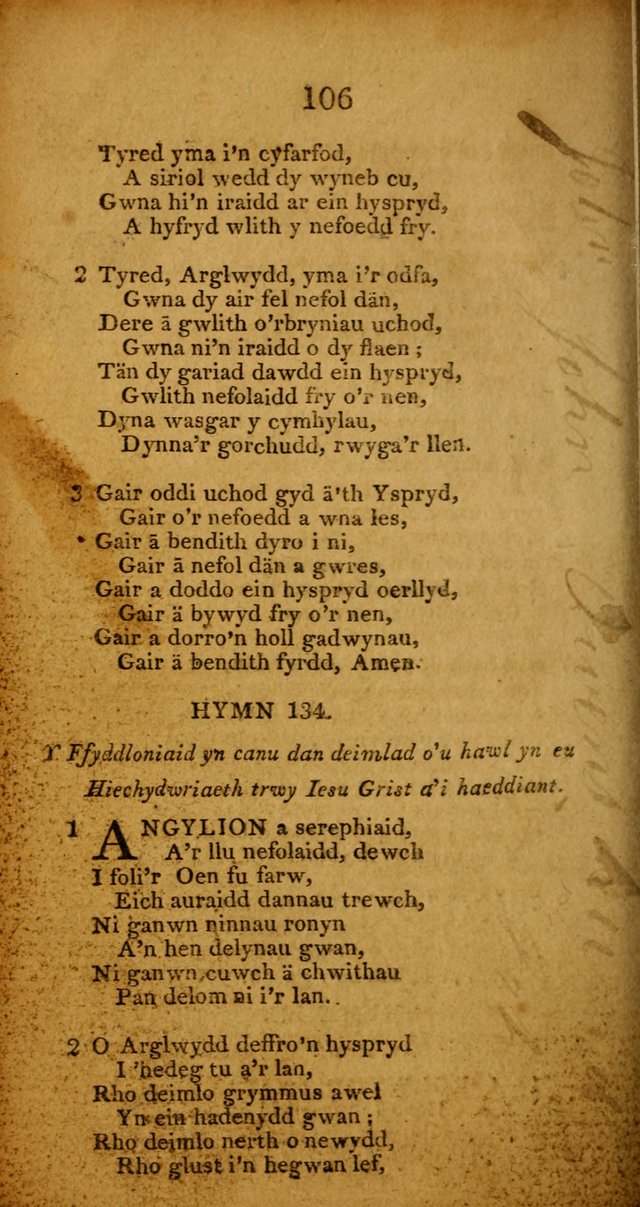 Pigion o Hymnau page 106
