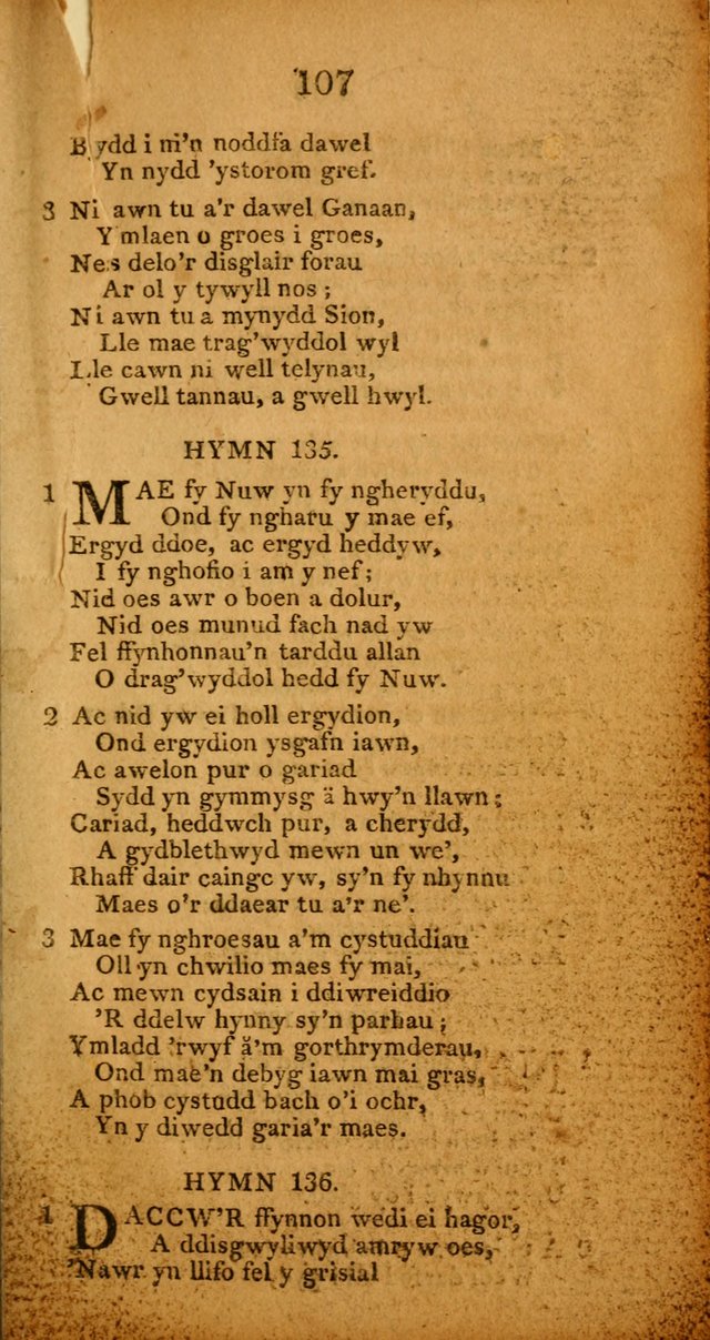 Pigion o Hymnau page 107