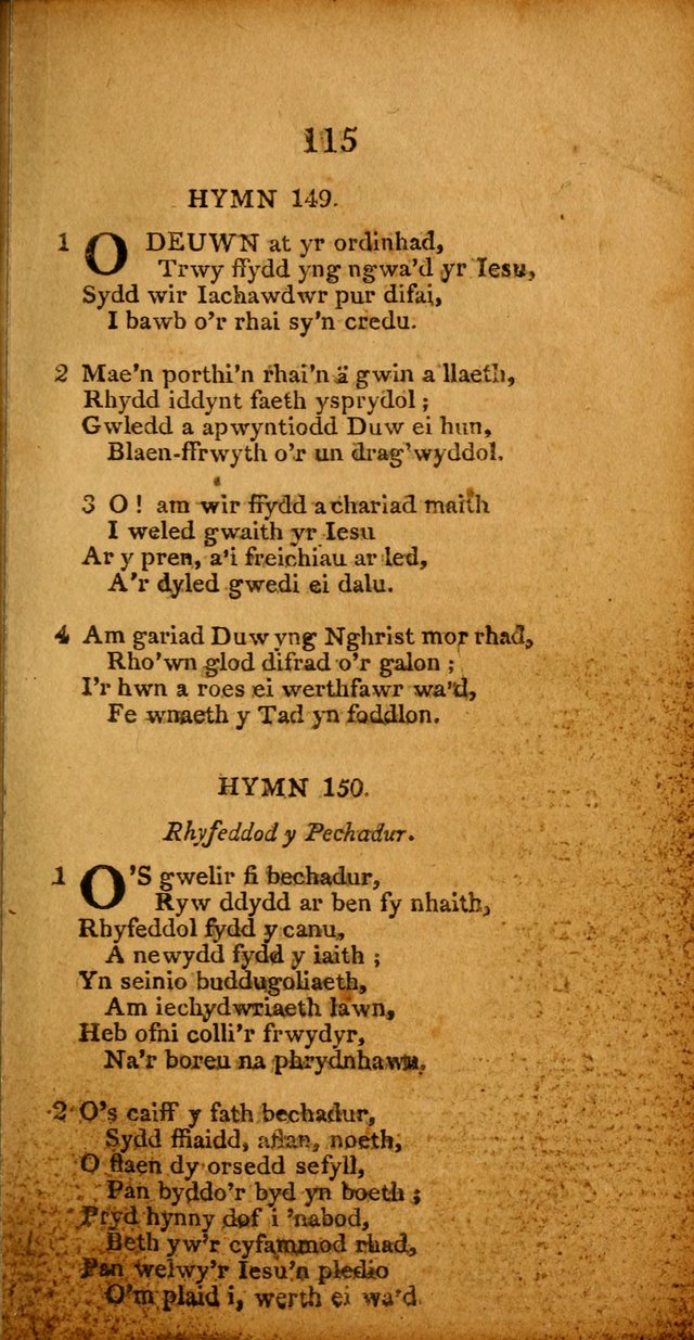 Pigion o Hymnau page 115