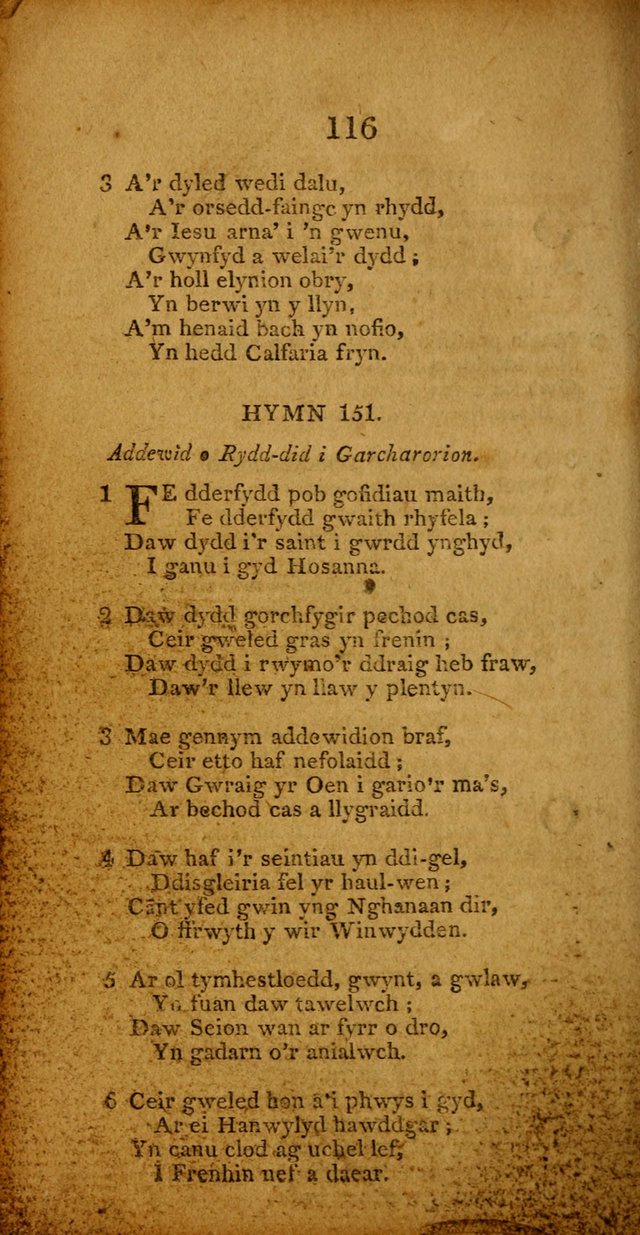 Pigion o Hymnau page 116