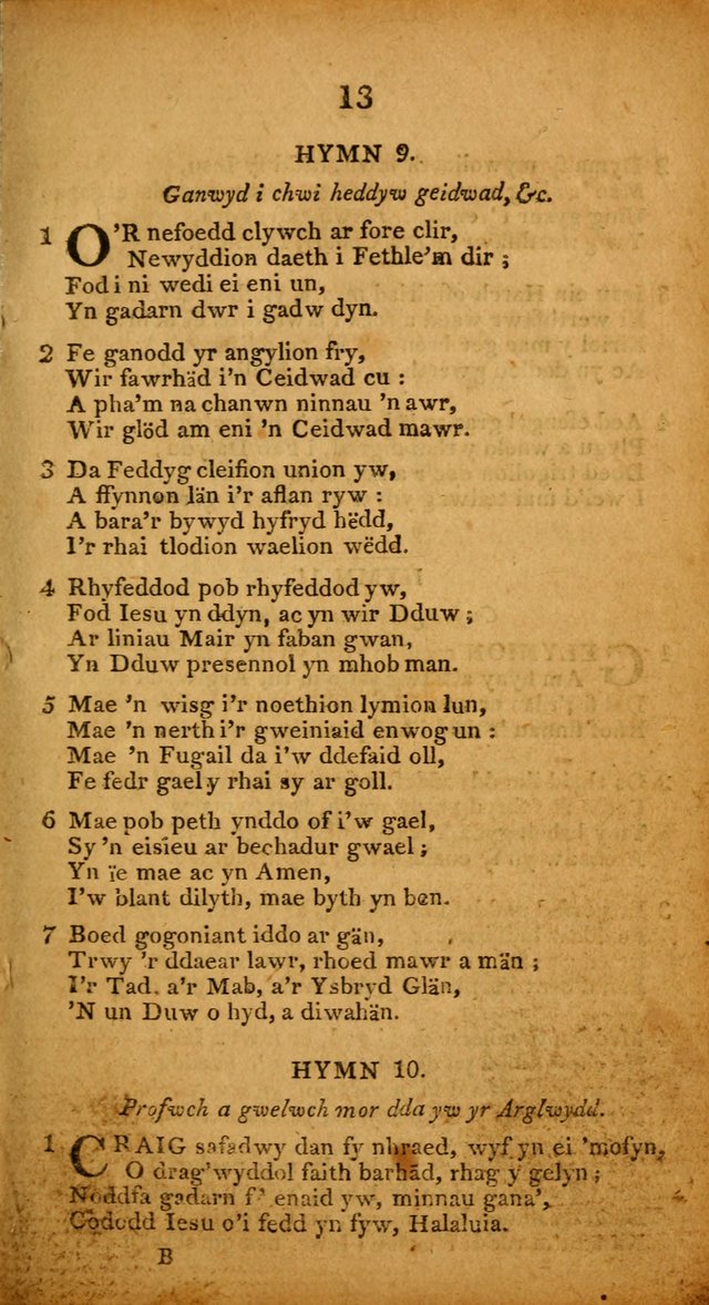 Pigion o Hymnau page 13