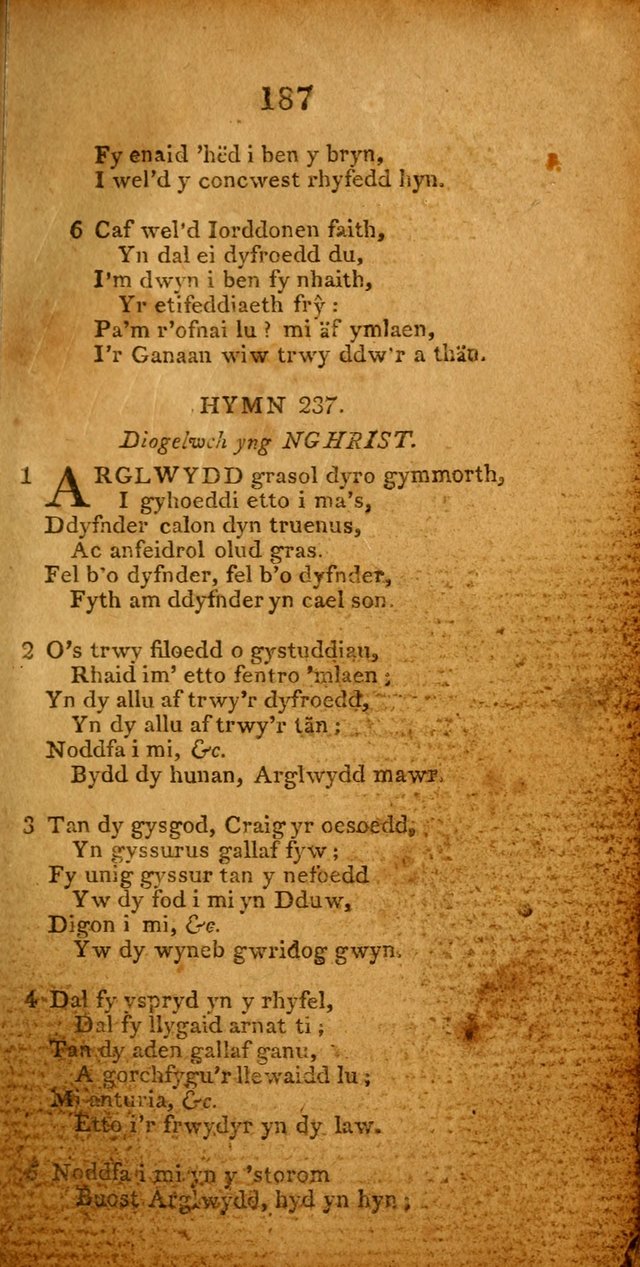 Pigion o Hymnau page 189