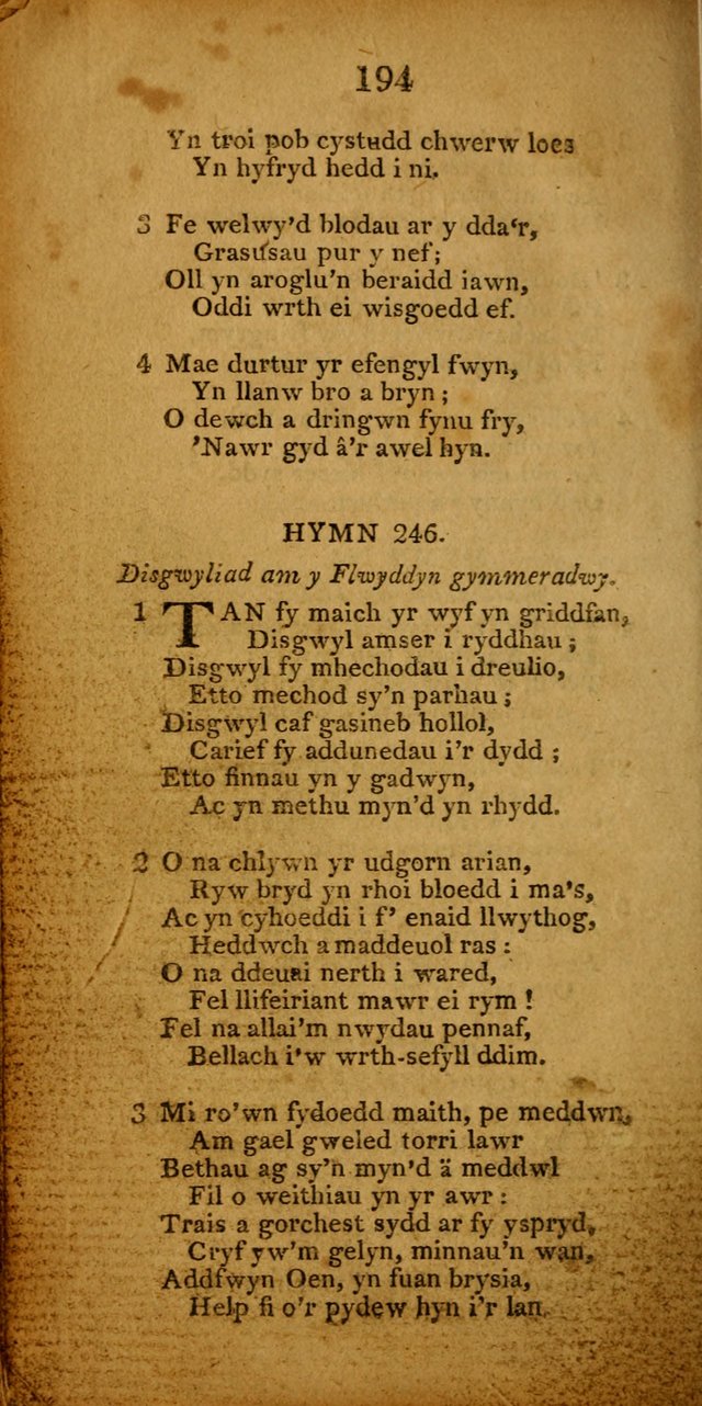 Pigion o Hymnau page 196