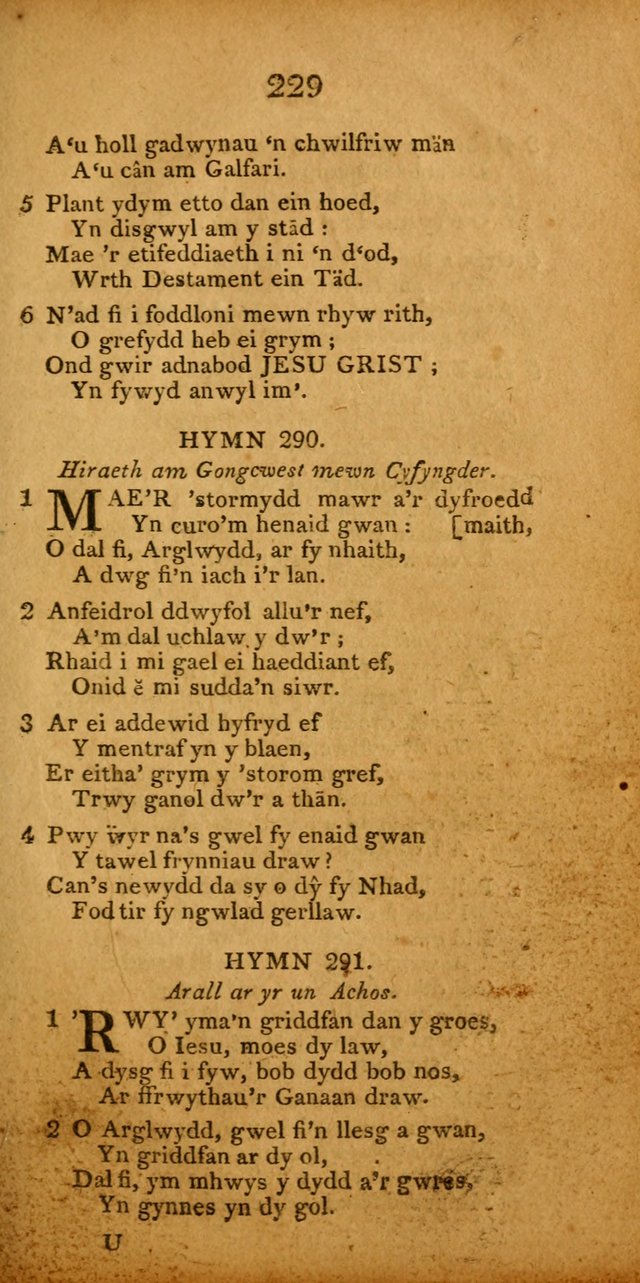 Pigion o Hymnau page 231