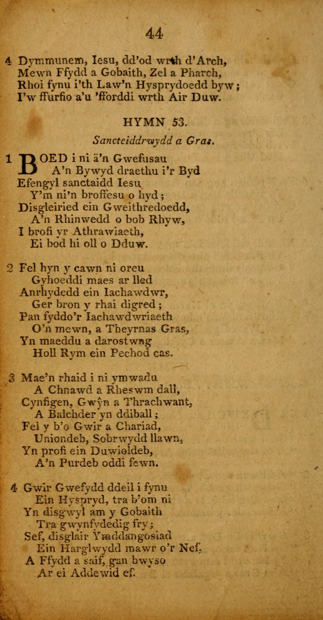 Pigion o Hymnau page 44