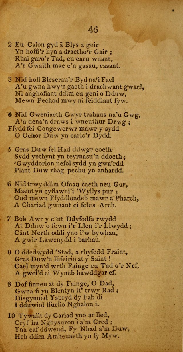 Pigion o Hymnau page 46