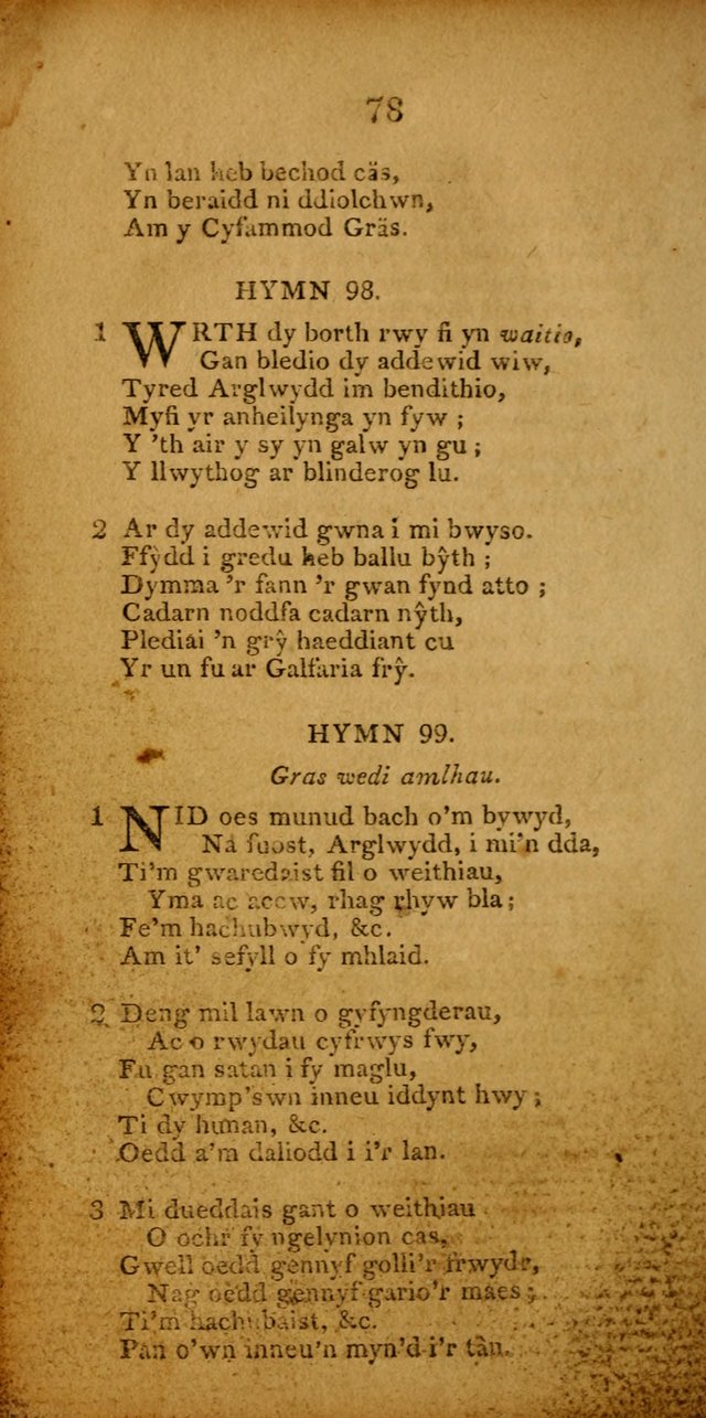 Pigion o Hymnau page 78