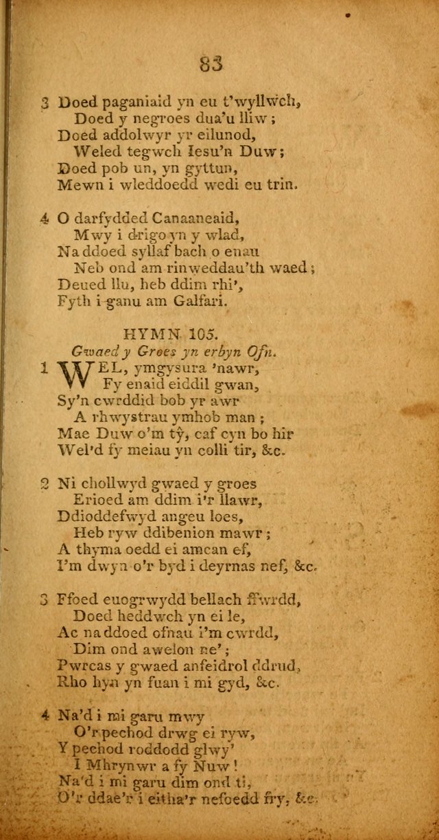 Pigion o Hymnau page 83