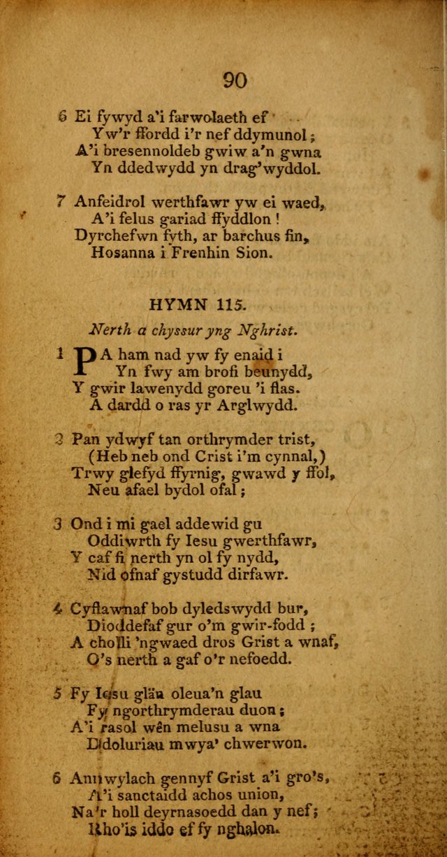 Pigion o Hymnau page 90