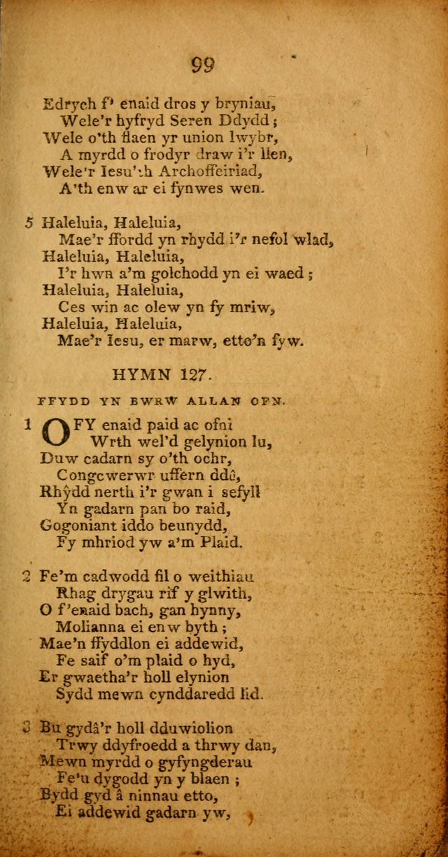 Pigion o Hymnau page 99