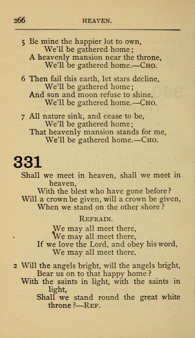 Precious Hymns 331. Shall we meet in heaven, shall we meet in 