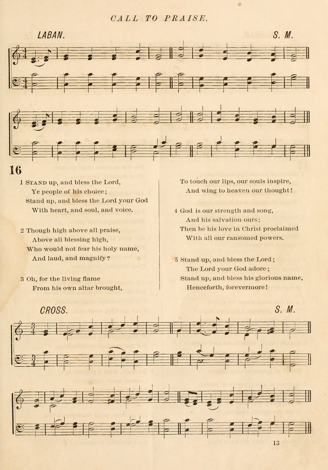 The Presbyterian Hymnal page 13