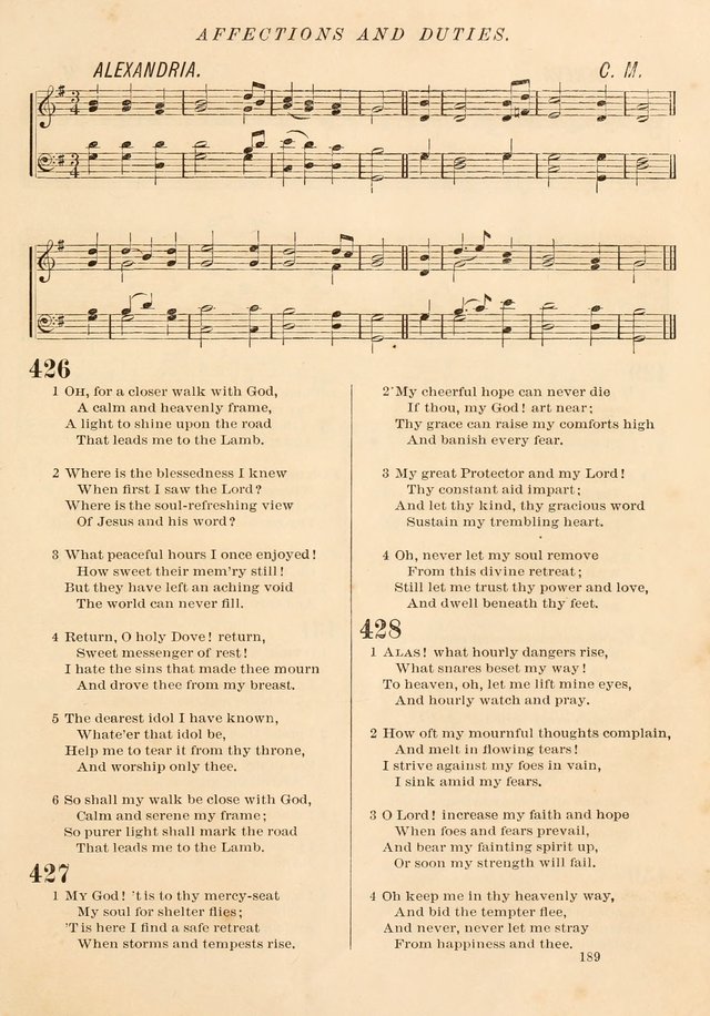 The Presbyterian Hymnal page 189