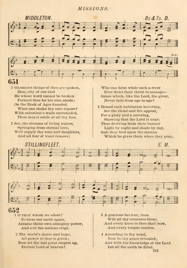 The Presbyterian Hymnal page 291