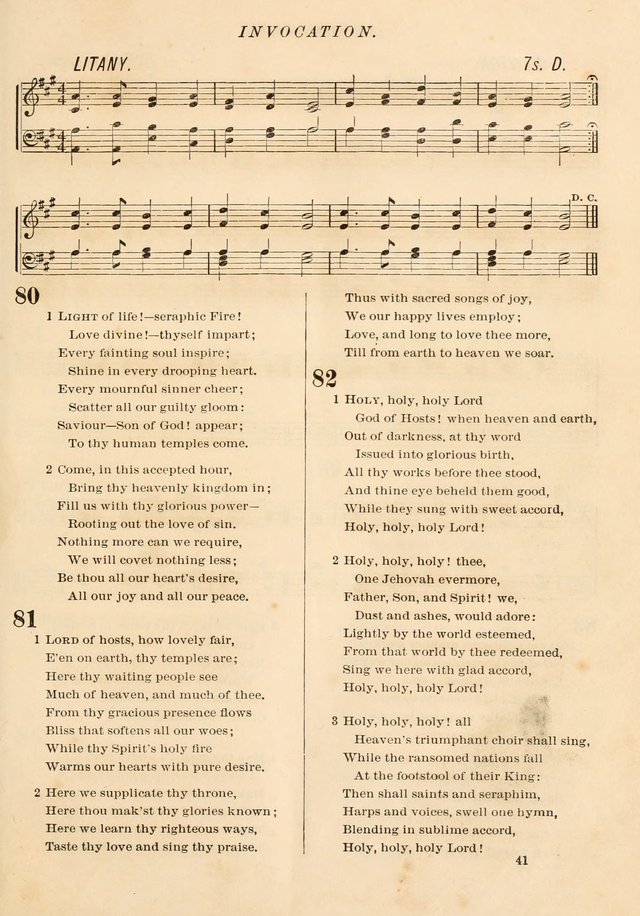 The Presbyterian Hymnal page 41