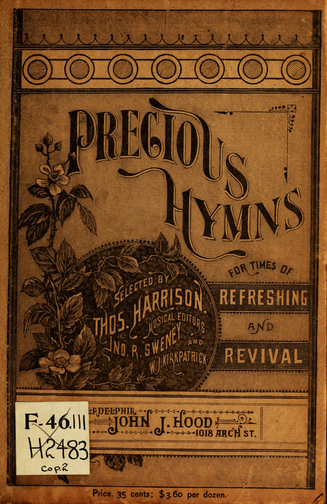 Precious Hymns for Times of Refreshing and Revival page cover