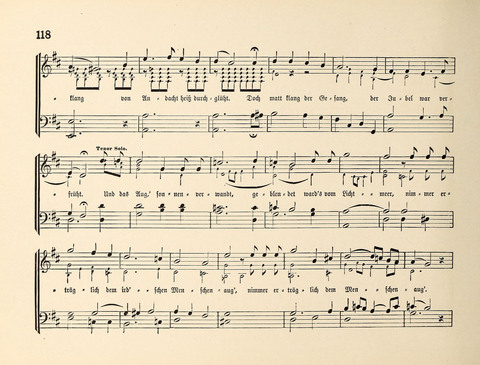 Polyhymnia: Sammlung christlich-religiöser Gesänge, für Gemischten Kirchen-Chor page 118