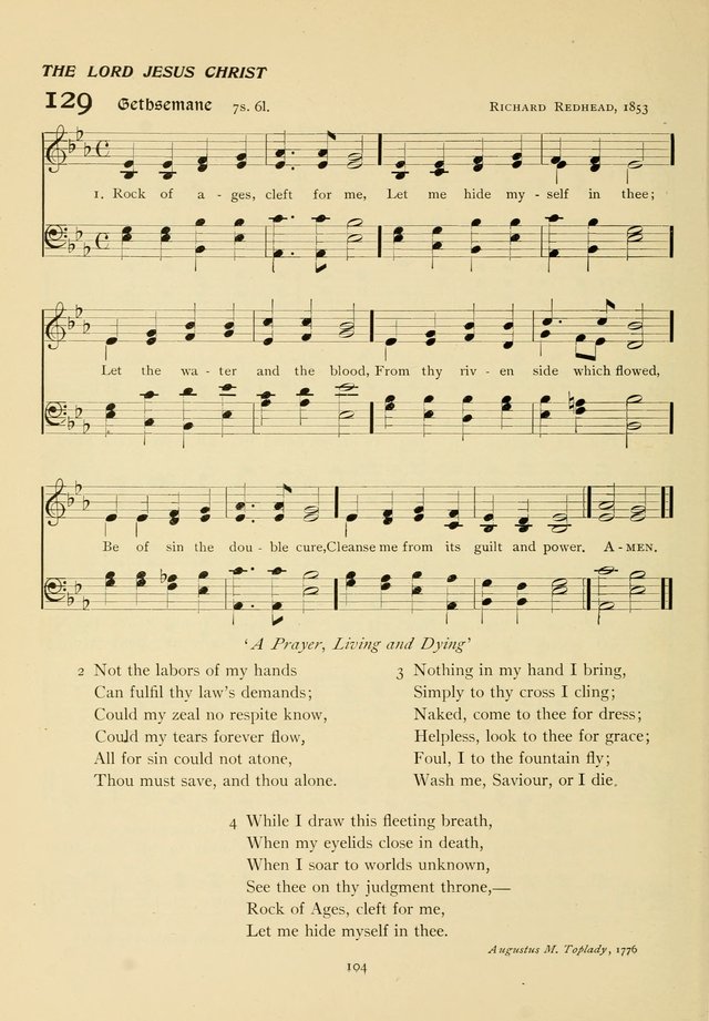 The Pilgrim Hymnal page 104