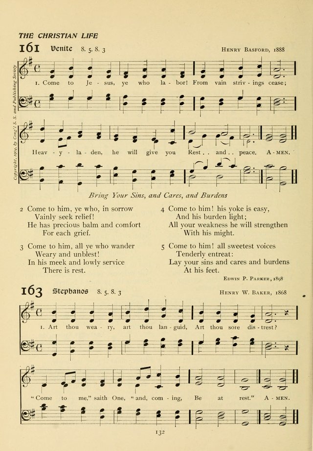 The Pilgrim Hymnal page 132