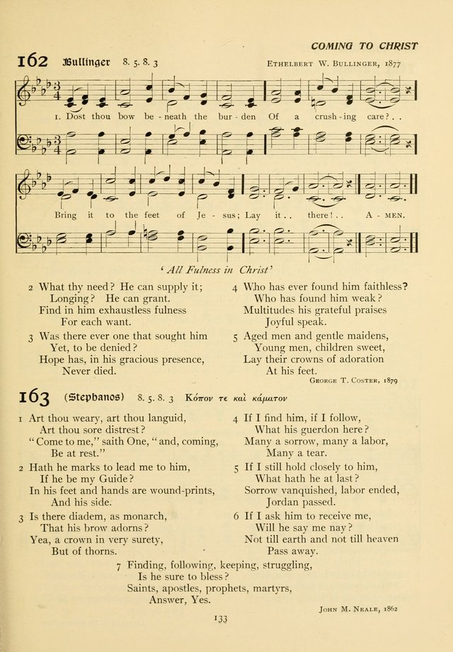 The Pilgrim Hymnal page 133