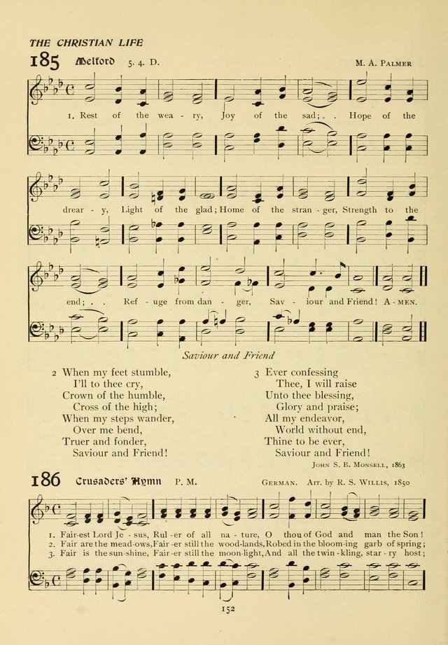 The Pilgrim Hymnal page 152